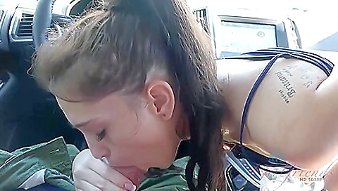 Brooke Teases And Flashes You All Day, And You Fuck Her In The Car - Brooke Haze